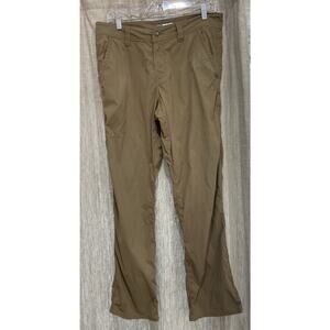Toad & Co Insect Shield Tan Hiking Trail Blaze Nylon Spandex Pants Men's Sz 32